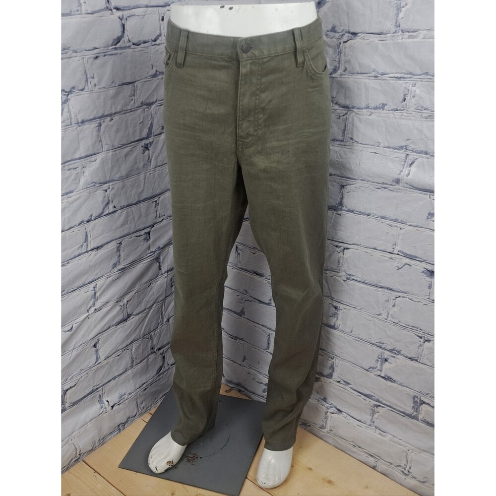 Banana Republic Men's Slim Fit the Traveler Jeans Italian Linen Green 38x32